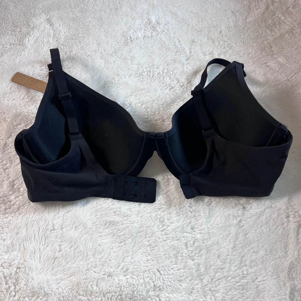 Skims Women's Onyx Underwire Bra Black BR-UWR-1997 Size 38D NWT - Picture 6 of 11
